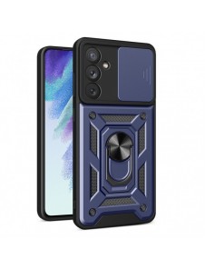 Hybrid Armor Camshield-fodral till Samsung Galaxy A54 5G pansarfodral med kameraskydd blå