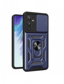 Hybrid Armor Camshield-fodral till Samsung Galaxy A54 5G pansarfodral med kameraskydd blå