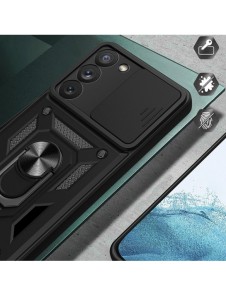 Hybrid Armor Camshield-fodral till Samsung Galaxy A54 5G pansarfodral med kameraskydd blå