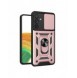 Hybrid Armor Camshield-fodral till Samsung Galaxy A34 5G pansarfodral med kamerafodral rosa