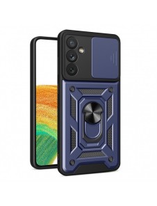 Hybrid Armor Camshield-fodral till Samsung Galaxy A14 pansarfodral med kamerafodral blå