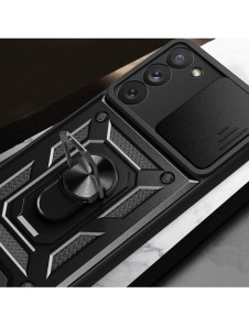 Hybrid Armor Camshield-fodral till Samsung Galaxy A14 pansarfodral med kamerafodral blå