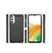 Carbon Case för Samsung Galaxy A34 5G flexibel silikon kolfodral svart
