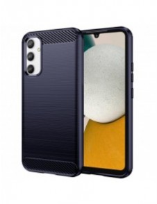 Kolfodral till Samsung Galaxy A34 5G flexibelt silikon kolfodral blå
