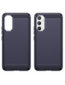 Kolfodral till Samsung Galaxy A34 5G flexibelt silikon kolfodral blå