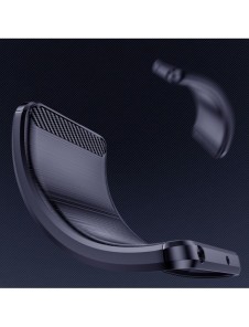 Kolfodral till Samsung Galaxy A34 5G flexibelt silikon kolfodral blå