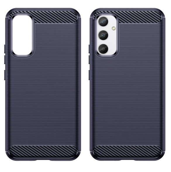 Kolfodral för Samsung Galaxy A54 5G flexibelt silikon kolfodral blå