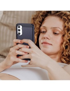 Kolfodral för Samsung Galaxy A54 5G flexibelt silikon kolfodral blå
