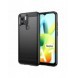 Carbon Case fodral för Xiaomi Redmi A1+ flexibel silikon kolfodral svart