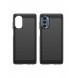 Kolfodral för Motorola Moto G62 5G flexibelt silikon kolfodral svart