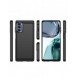 Kolfodral för Motorola Moto G62 5G flexibelt silikon kolfodral svart