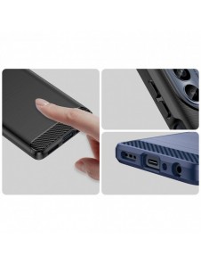 Kolfodral för Motorola Moto G62 5G flexibelt silikon kolfodral svart