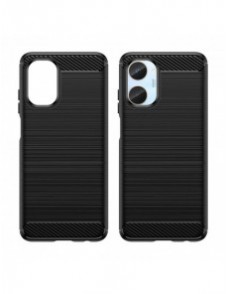 Carbon Case-fodral för Realme 10 flexibel silikon kolfodral svart