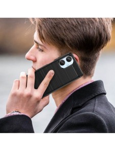 Carbon Case-fodral för Realme 10 flexibel silikon kolfodral svart