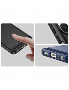 Carbon Case-fodral för Realme 10 flexibel silikon kolfodral svart