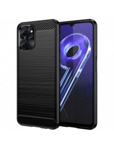 Kolfodral för Realme 10 5G / Realme 9i 5G Flexibelt silikonkolskydd Svart