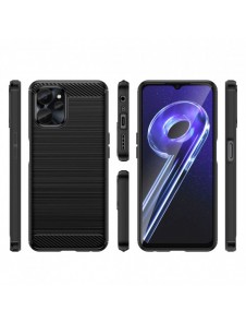 Kolfodral för Realme 10 5G / Realme 9i 5G Flexibelt silikonkolskydd Svart