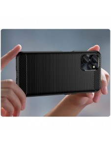 Kolfodral för Realme 10 5G / Realme 9i 5G Flexibelt silikonkolskydd Svart