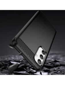Carbon Case-fodral för Realme 10 Pro flexibel silikon kolfodral svart