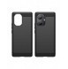 Carbon Case-fodral för Realme 10 Pro+ flexibel silikon kolfodral svart