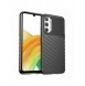Thunder Case fodral för Samsung Galaxy A34 5G silikon pansarfodral svart