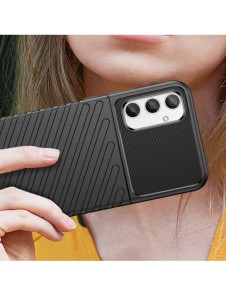 Thunder Fodral för Samsung Galaxy A34 5G silikon pansarfodral blå