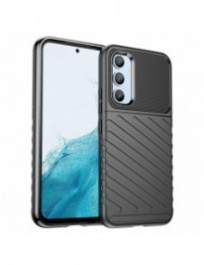 Thunder Case fodral för Samsung Galaxy A54 5G silikon pansarfodral svart