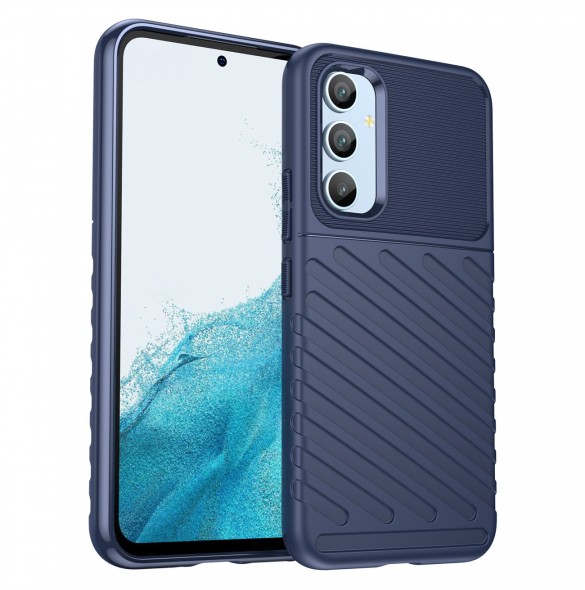 Thunder Fodral för Samsung Galaxy A54 5G silikon pansarfodral blå