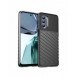 Thunder Fodral till Motorola Moto G62 5G silikon pansarfodral svart