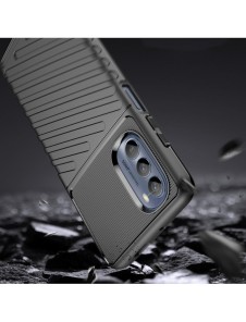 Thunder Fodral till Motorola Moto G62 5G silikon pansarfodral svart