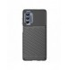 Thunder Fodral till Motorola Moto G62 5G silikon pansarfodral svart