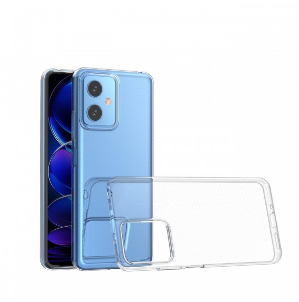 Ultra Clear 0,5 mm fodral Xiaomi Poco X5 5G / Redmi Note 12 5G tunt skal Transparent