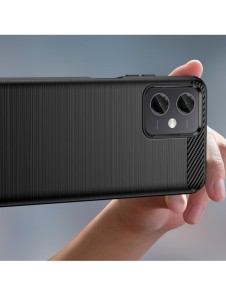 Kolfodral för Xiaomi Poco X5 5G / Redmi Note 12 5G flexibelt silikon kolfodral svart