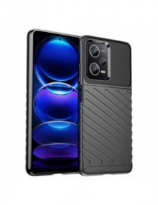 Thunder Case för Xiaomi Poco X5 Pro 5G / Redmi Note 12 Pro silikon pansarfodral svart