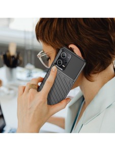 Thunder Case för Xiaomi Poco X5 Pro 5G / Redmi Note 12 Pro silikon pansarfodral svart