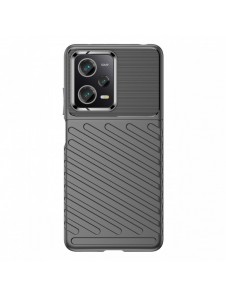 Thunder Case för Xiaomi Poco X5 Pro 5G / Redmi Note 12 Pro silikon pansarfodral svart