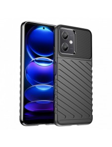 Thunder Case Xiaomi Poco X5 5G / Redmi Note 12 5G silikon pansarfodral svart