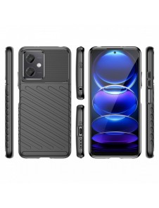 Thunder Case Xiaomi Poco X5 5G / Redmi Note 12 5G silikon pansarfodral svart