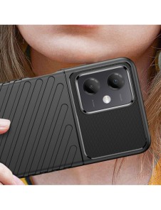 Thunder Case Xiaomi Poco X5 5G / Redmi Note 12 5G silikon pansarfodral svart