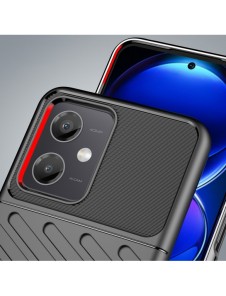 Thunder Case Xiaomi Poco X5 5G / Redmi Note 12 5G silikon pansarfodral svart