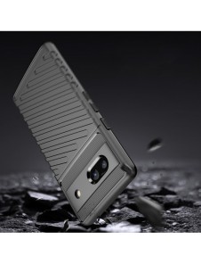 Thunder Case fodral för Google Pixel 7a silikon pansarfodral svart