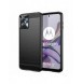 Kolfodral för Motorola Moto G13 flexibelt silikon kolfodral svart