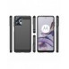Kolfodral för Motorola Moto G13 flexibelt silikon kolfodral svart
