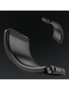 Carbon Case-fodral för OnePlus Nord CE 3 flexibelt silikon kolfodral svart