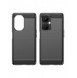 Carbon Case-fodral för OnePlus Nord CE 3 flexibelt silikon kolfodral svart