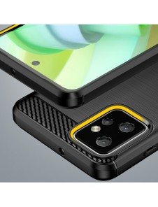 Kolfodral för Motorola Moto G Power 2023 flexibelt silikon kolfodral svart