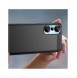 Carbon Case väska för Infinix Hot 20S flexibel silikon kolfodral svart