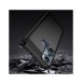 Carbon Case väska för Infinix Hot 20i flexibel silikon kolfodral svart