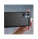 Carbon Case väska för Infinix Hot 20i flexibel silikon kolfodral svart