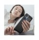 Carbon Case väska för Infinix Hot 20i flexibel silikon kolfodral svart